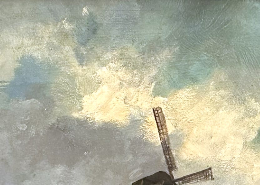 Image 1 of the artwork ""Die beiden Mühlen."" by Jacob Henricus (Jacobus) Maris on art24
