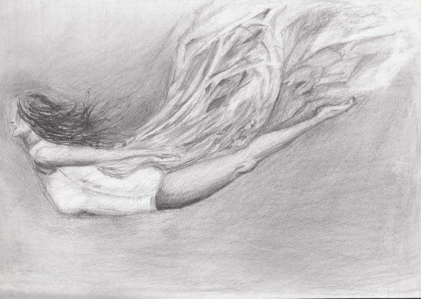 Photo 1 de l'œuvre "A Diving Girl" par Ahmed Saleh sur art24