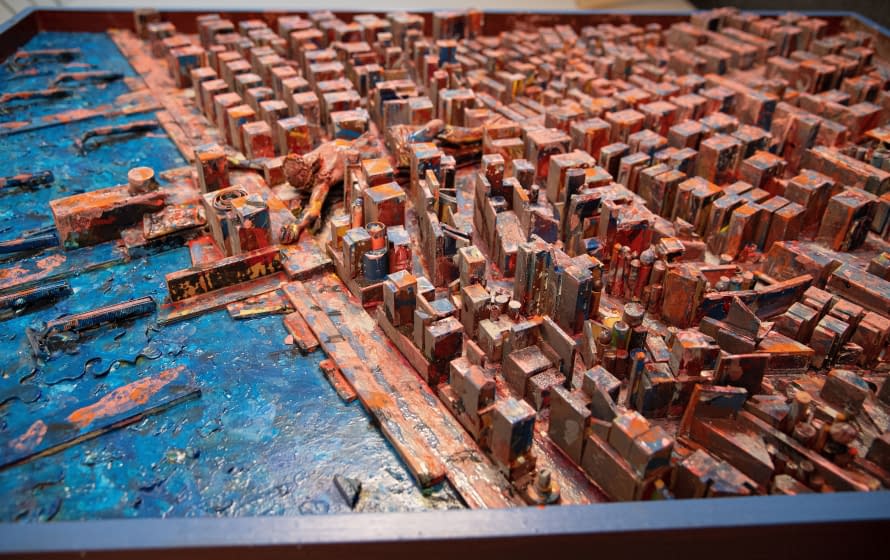 Image 1 of the artwork "Here is New York" by Eugen Meier Mathévie on art24