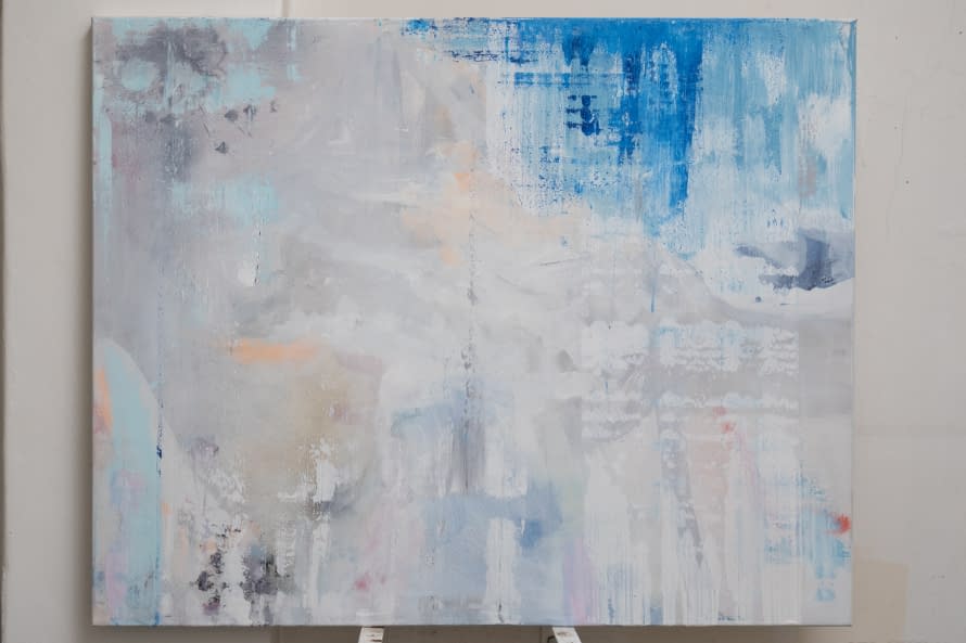 Foto 1 des Kunstwerks "Abstrakte Malerei Healing on Canvas 100x80cm" von EliaOmen auf art24