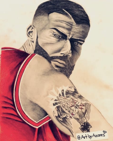 Foto 1 des Kunstwerks "Liridon Krasniqi" von Artbyazares auf art24