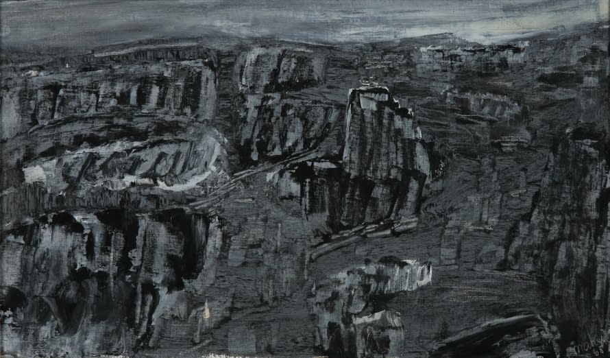 Image 1 of the artwork "Landschaftsstudie" by Max Mahu on art24