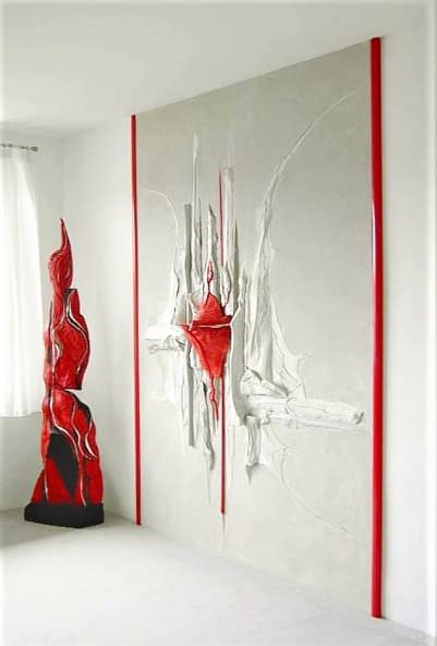 Photo 1 de l'œuvre "Wandgestaltung" par Günter Koch sur art24