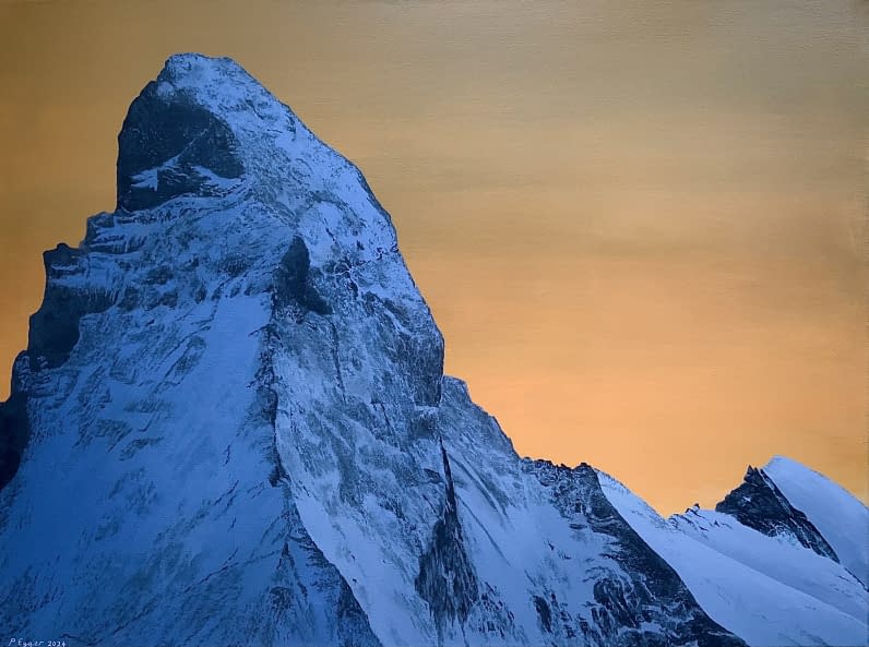 Photo 1 de l'œuvre "Crépuscule sur le Cervin" par Patrick Egger sur art24