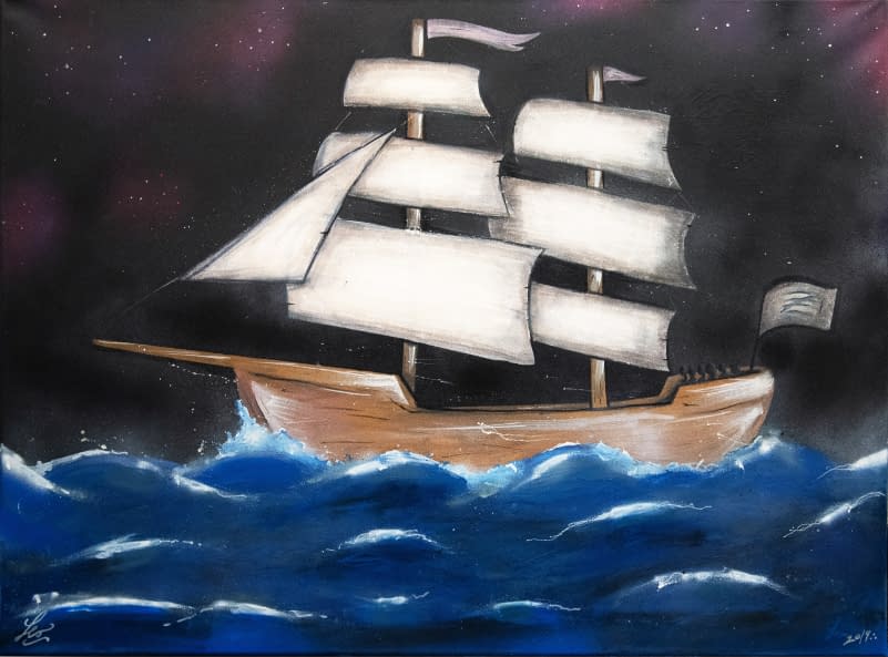 Foto 1 des Kunstwerks "Hater's Gale" von ZE1 auf art24
