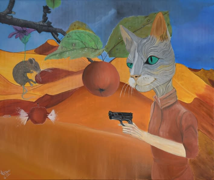Foto 1 des Kunstwerks "Keinen Schatten werfen, keine Spuren hinterlassen" von Kristina Spakowskaja auf art24