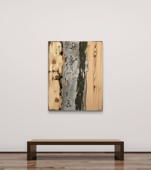 Photo 1 de l'œuvre "Arve trifft auf Stein" par Ursula Mettler sur art24