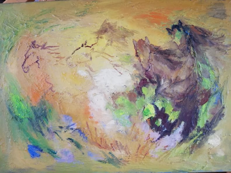 Foto 1 des Kunstwerks "Wild pferde" von Rebeka auf art24