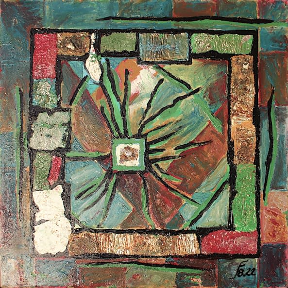 Image 1 of the artwork "Diptych Abstract" by Flavio on art24