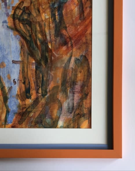 Image 1 of the artwork "Kék Angyal/Blauer Engel" by Éva Skoda on art24