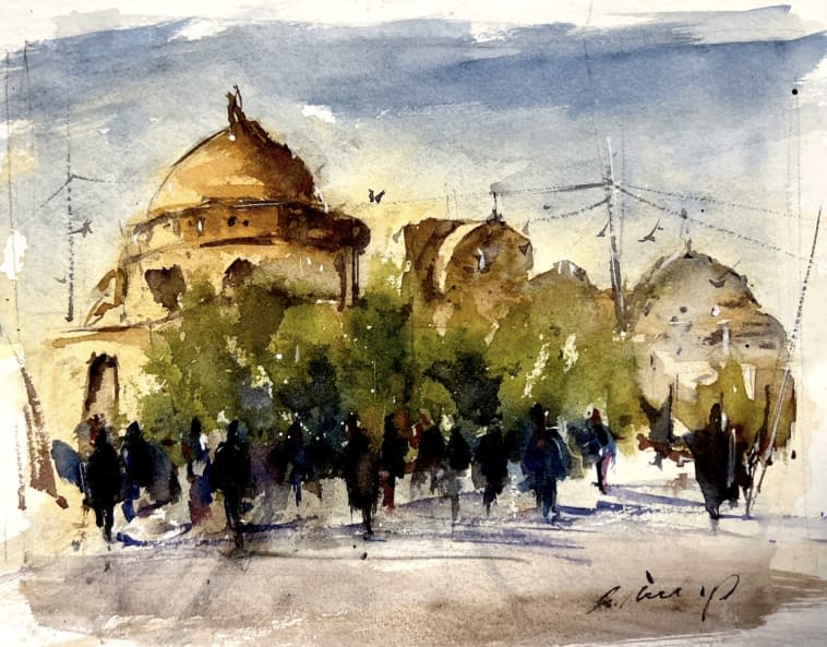Foto 1 des Kunstwerks "Eastern cityscape" von samirartist auf art24