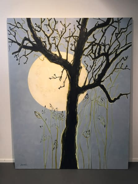 Foto 1 des Kunstwerks "Vollmond" von Margot Ressel auf art24