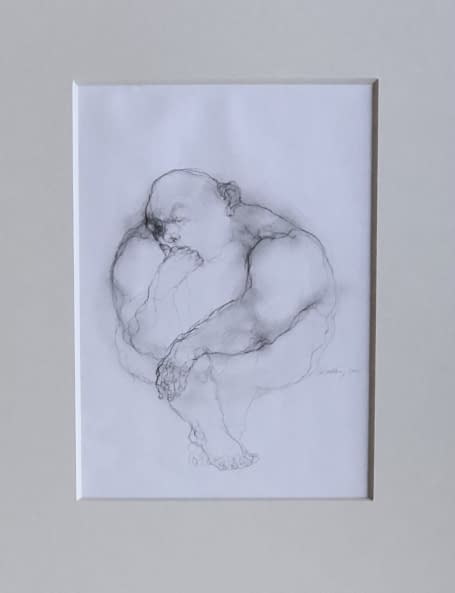 Image 1 of the artwork "Akt rajz III./ Akt Zeichnung III." by Ruttkay Sándor on art24