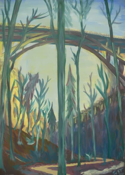 Foto 1 des Kunstwerks "Die Brücke bei Hägendorf" von Simon D. Streit auf art24