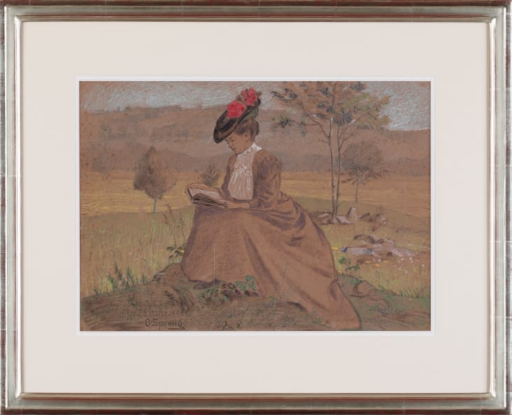 Image 1 of the artwork "Damenportrait" by Hans Otto Spreng on art24