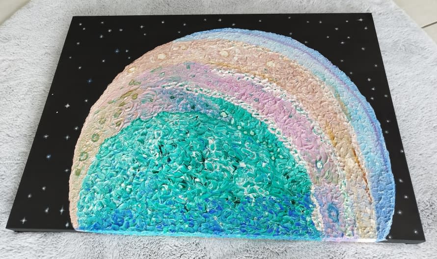 Photo 1 de l'œuvre "Jupiter" par Manal Mohammed El-Sawi Arts4mindsandhearts sur art24