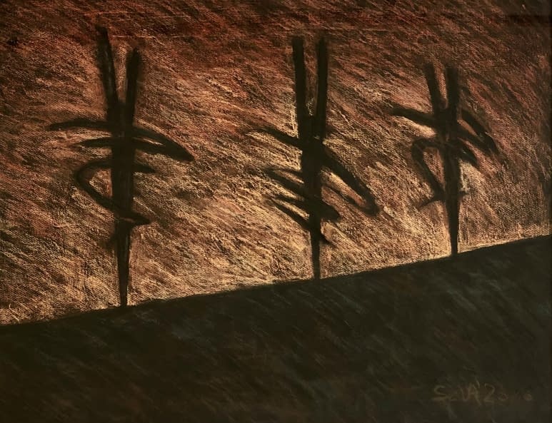 Photo 1 de l'œuvre "Jelek / Zeichen" par Kabó sur art24