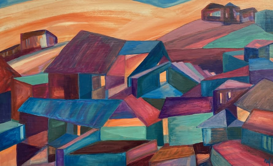 Image 1 of the artwork "Dorf" by Regula Nef on art24