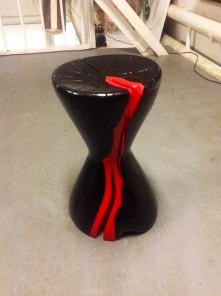 Foto 1 des Kunstwerks "Designer Hocker" von Anna Nischwitz auf art24