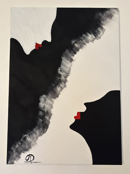Photo 1 de l'œuvre "Entre espoir et désespoir" par Maria EL sur art24