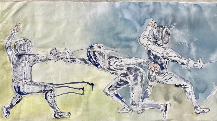 Photo 1 de l'œuvre "Jostling" par Katarina Babska Malikova sur art24