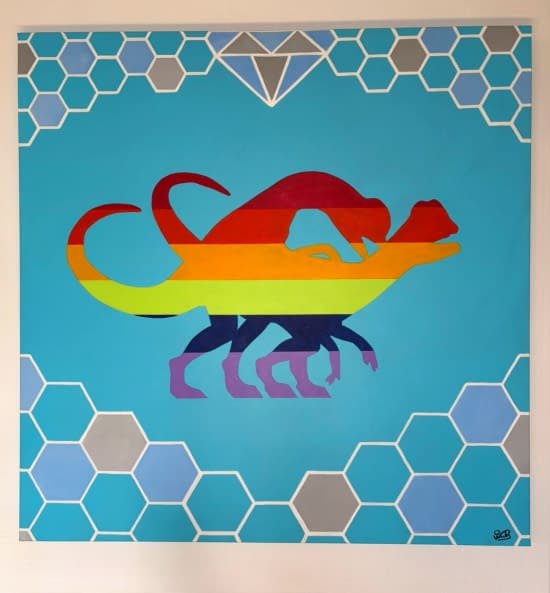 Image 1 of the artwork "JURASSIC TRICK" by Olivier WERTZ on art24