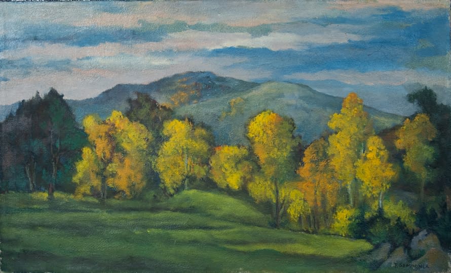 Foto 1 des Kunstwerks "Pod Buchlovem (dt. Buchlov)" von František Sembdner auf art24