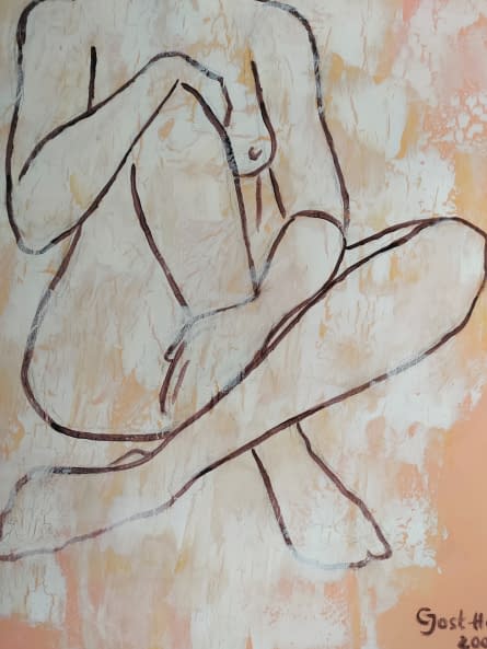 Foto 1 des Kunstwerks "Frauen Akt Nr. I" von Christine Jost auf art24