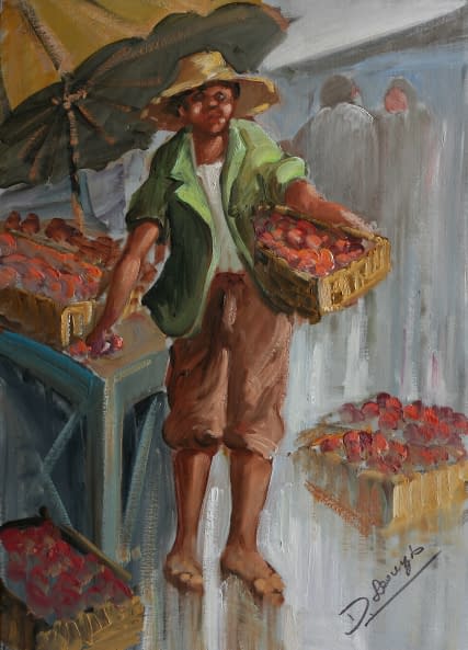 Image 1 of the artwork "Obstverkäufer" by Artist Wanted on art24