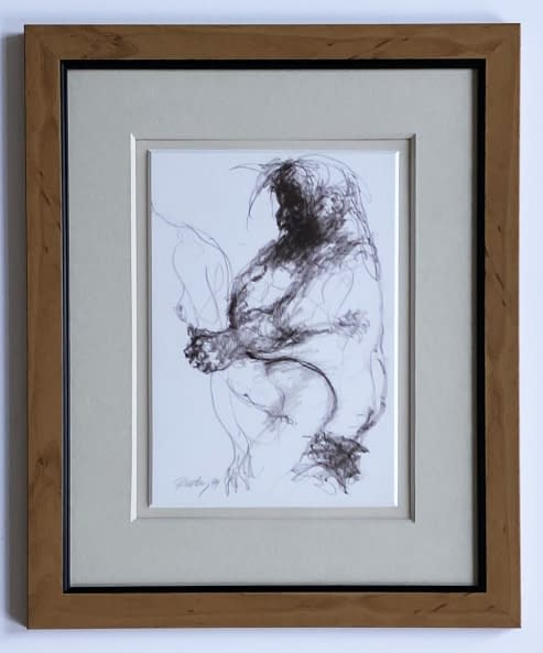 Foto 1 des Kunstwerks "Rajz VIII./Zeichnung VIII." von Ruttkay Sándor auf art24