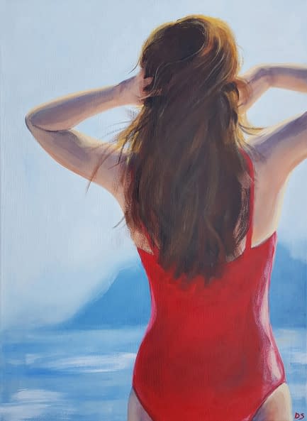 Foto 1 des Kunstwerks "Lady in Red" von Daria Startseva auf art24