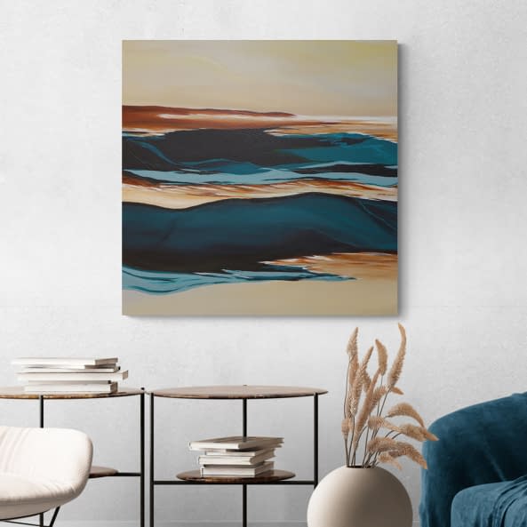 Foto 1 des Kunstwerks "Waves" von Stefanie Theiler ART auf art24