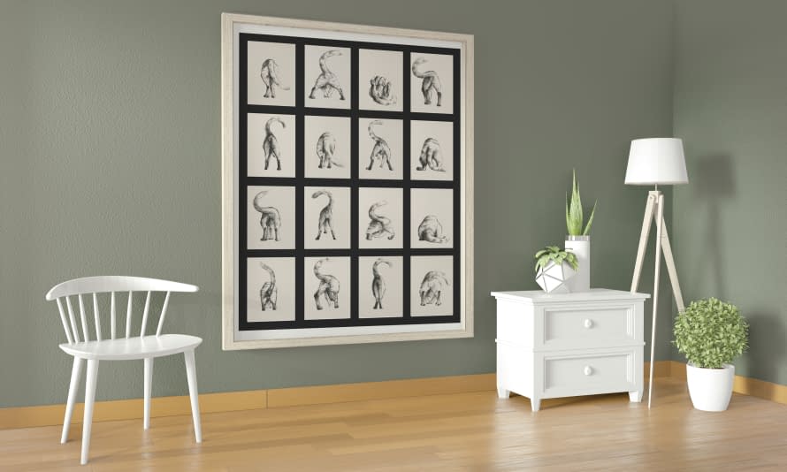 Photo 1 de l'œuvre "16 Cat Butts" par Rémy Sant sur art24