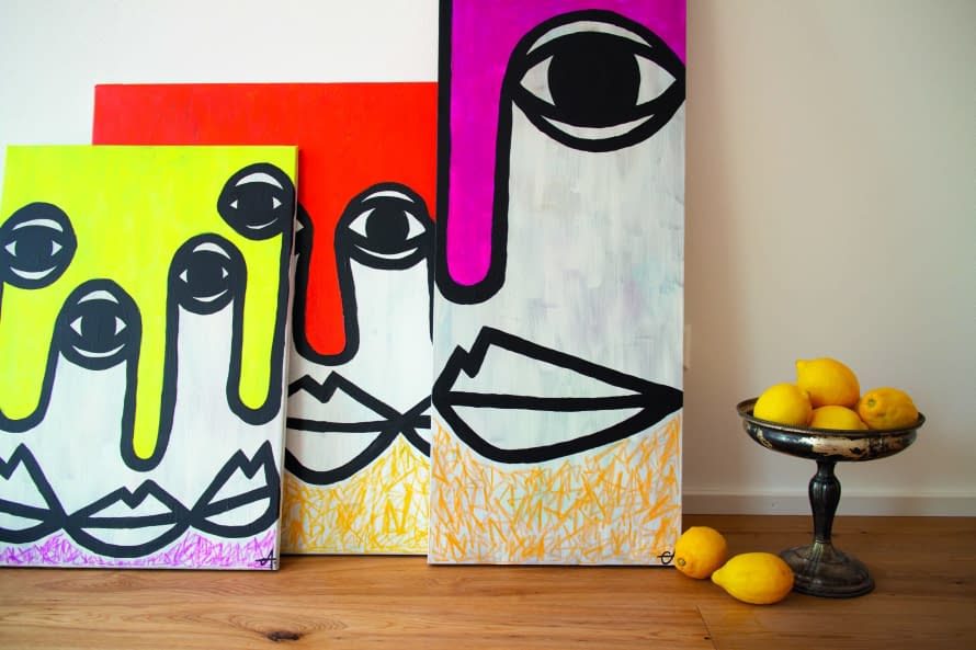Foto 1 des Kunstwerks "ALL EYES ON" von Ellinor Amini auf art24