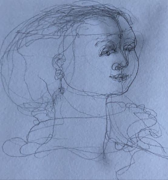 Image 1 of the artwork "Akt rajz XIII./Akt Zeichnung XIII." by Ruttkay Sándor on art24