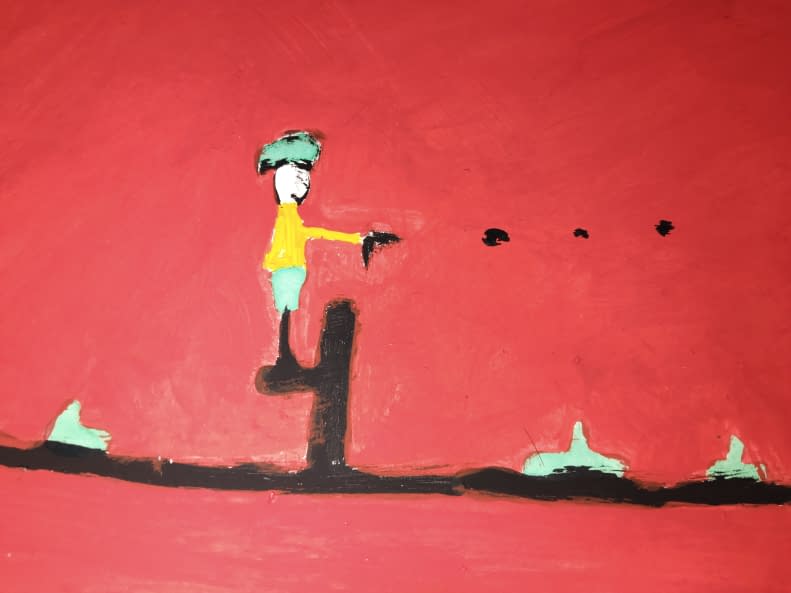 Photo 1 de l'œuvre "Sie sollten eine positive Welt gestalten - tun es aber nicht" par Alexander E. sur art24