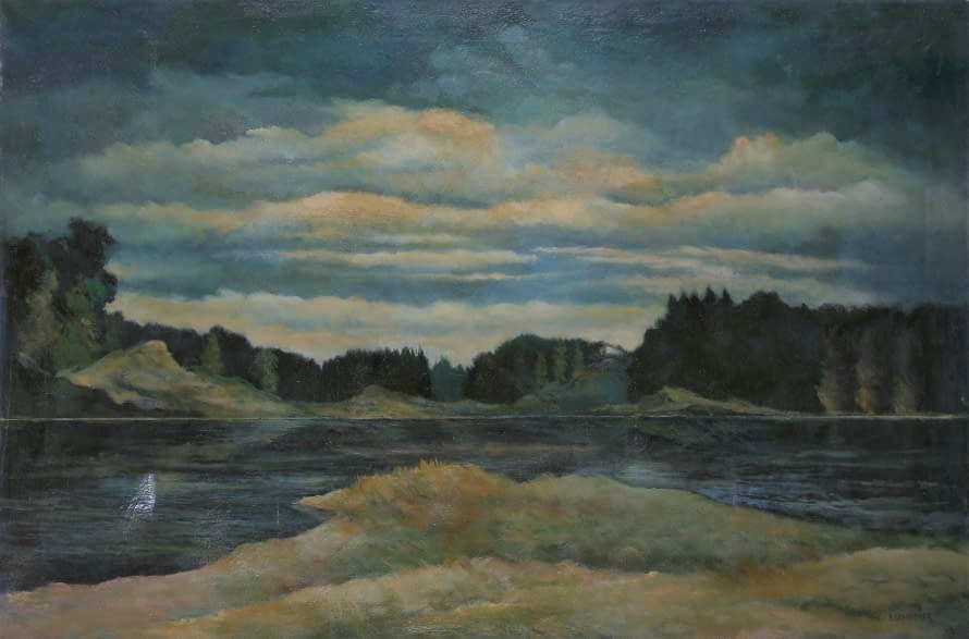 Foto 1 des Kunstwerks "Weite Seelandschaft" von František Sembdner auf art24