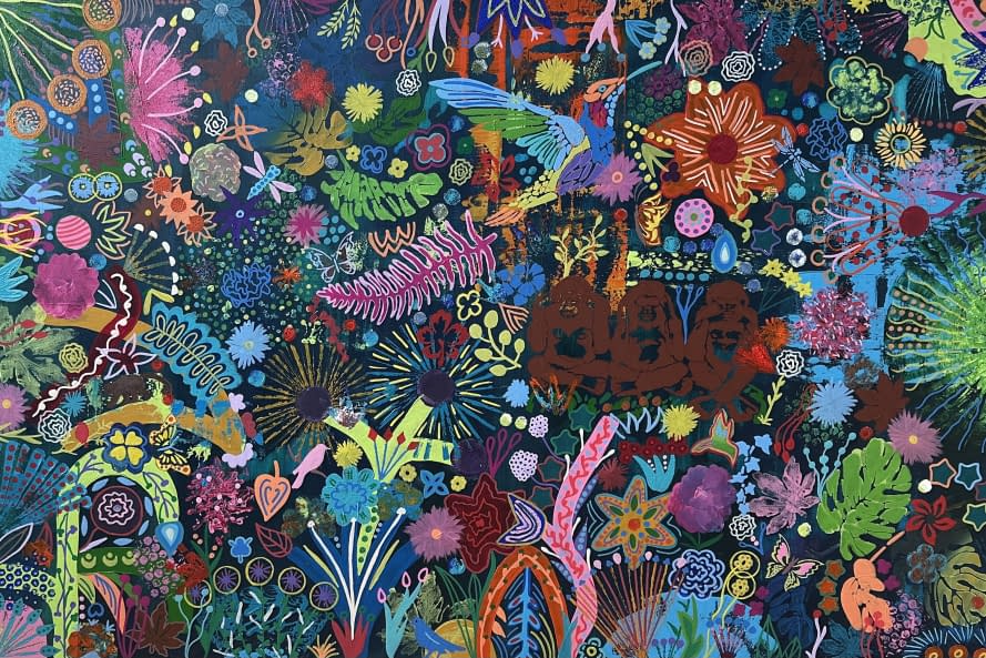Image 1 of the artwork "Botanic Cosmos" by PamKes on art24