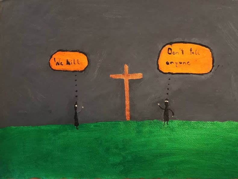 Foto 1 des Kunstwerks "Weltverschwörung" von Alexander E. auf art24