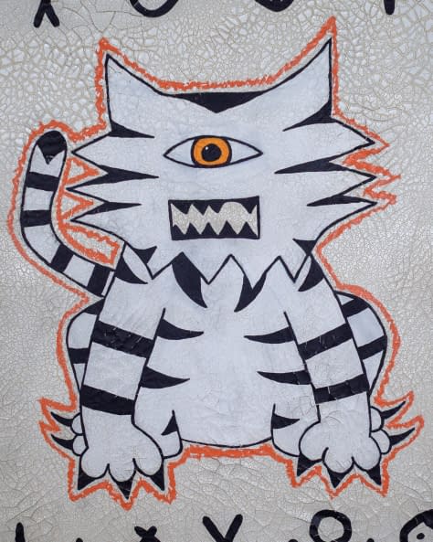 Foto 1 des Kunstwerks "Artefakt n°13 «Easy Tiger»" von Dominik Schlumpf auf art24