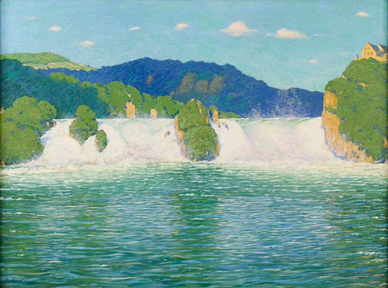 Image 1 of the artwork "Rheinfall - Schaffhausen" by Richard Emil Amsler on art24