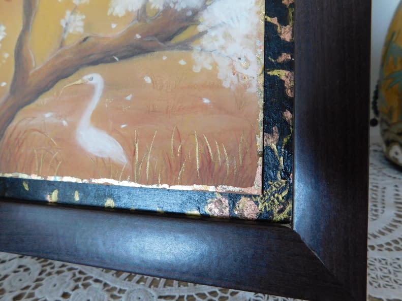 Image 1 of the artwork "White herons in the savannah" by Yasmin C. on art24
