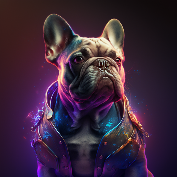 Foto 1 des Kunstwerks "Neon Dogs" von Uwe Pickelmann auf art24