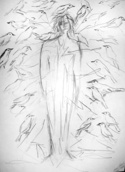 Foto 1 des Kunstwerks "Die Vögel" von Ebba Sakel auf art24
