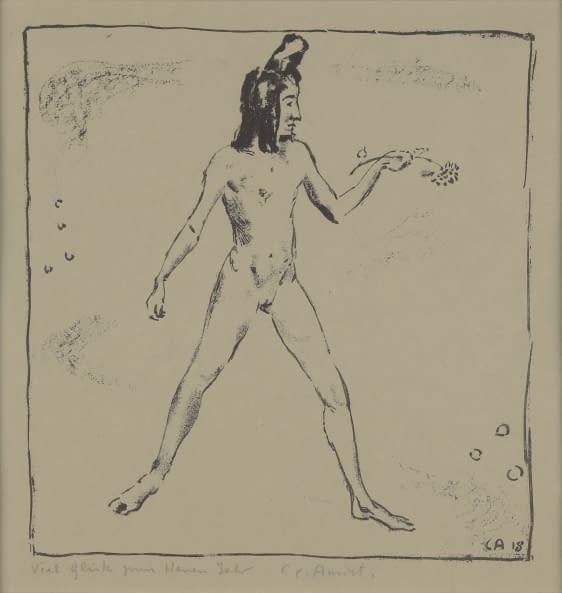 Foto 1 des Kunstwerks "Akt mit Blume" von Cuno Amiet auf art24