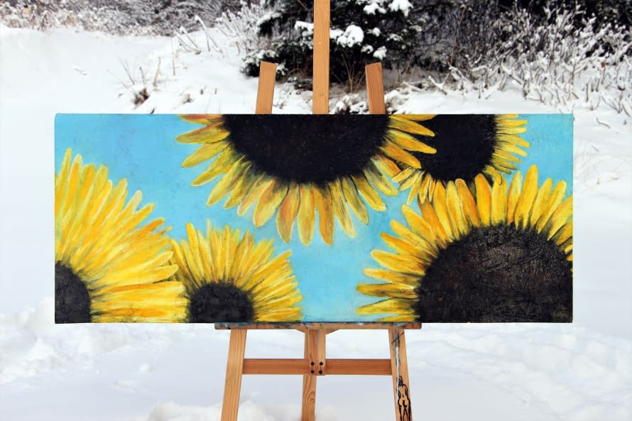Foto 1 des Kunstwerks "Sunflowers" von Artem Zaretskov auf art24