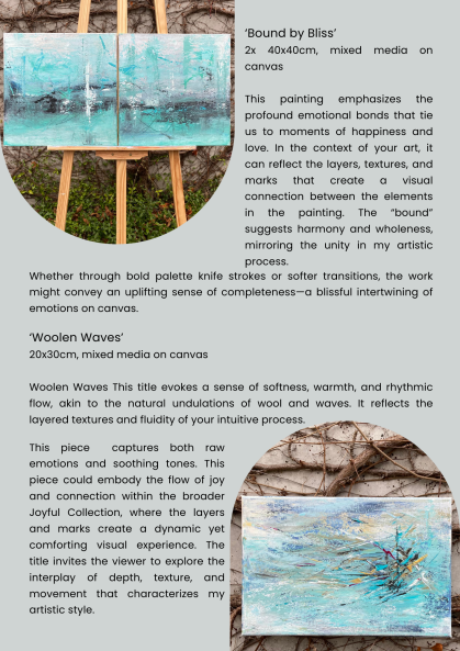 Foto 1 des Kunstwerks "3rd Collection - My Most Joyful Abstract Art Collection" von FKT ART Katalin Fincza auf art24