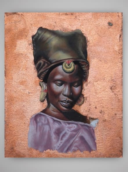 Foto 1 des Kunstwerks "Gold and Gaze" von Roberta Ordonez auf art24