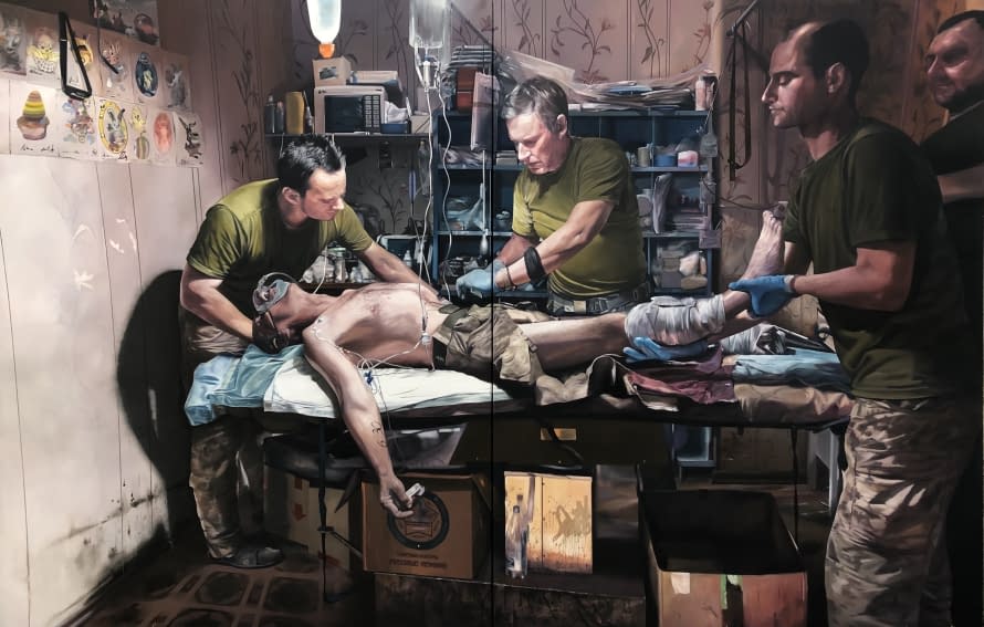 Foto 1 des Kunstwerks "Resuscitation April - Portrait to Diego Herrera Carcedo" von Paul Jelinek auf art24