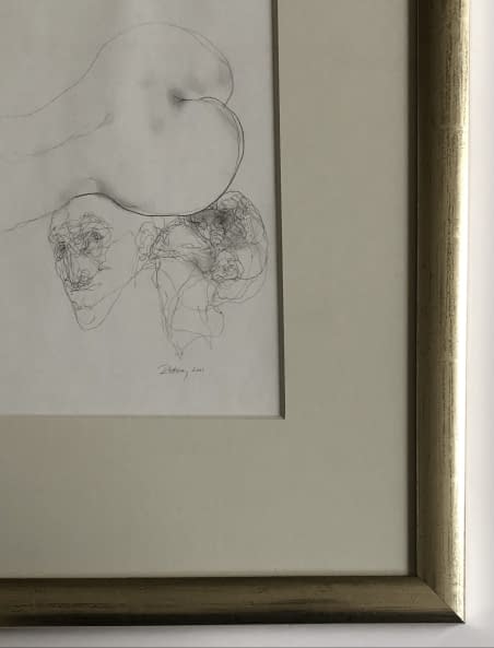 Image 1 of the artwork "Akt Rajz/ Akt-Zeichnung" by Ruttkay Sándor on art24